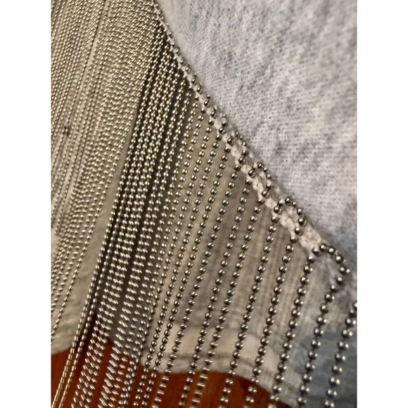 H & M Cowgirl sweatshirt with chain fringe Western comfort cozy fun unique L - Picture 11 of 11